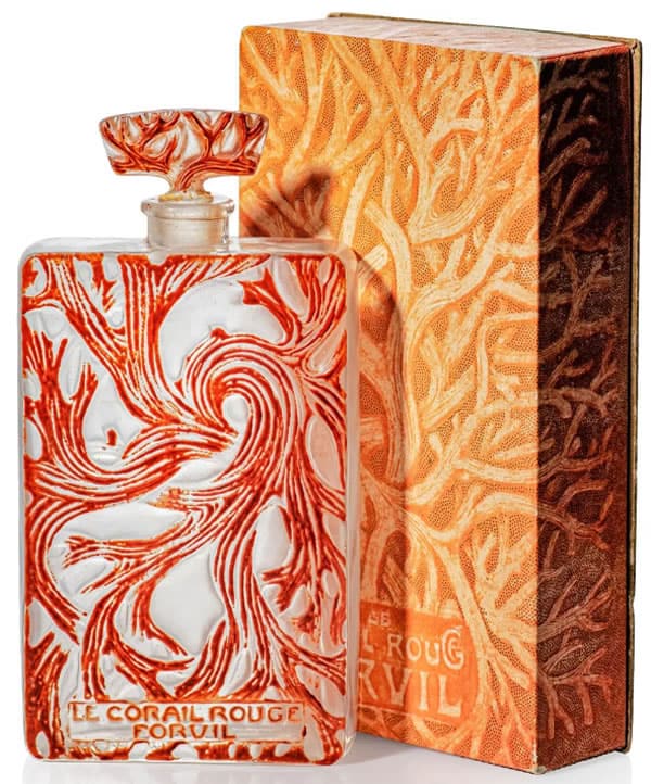 Most Valuable Lalique Perfume Bottles - Rene Lalique Le Corail Rouge Perfume Bottle