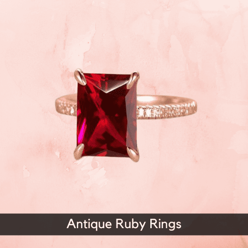 Antique Ruby Rings  Value Guide