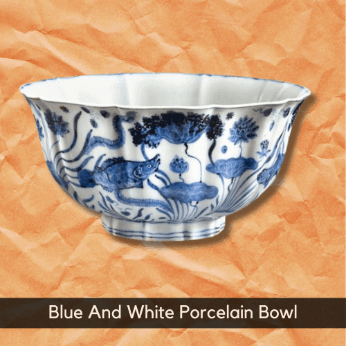 Rare Dishes Worth Money - Blue And White Porcelain Bowl