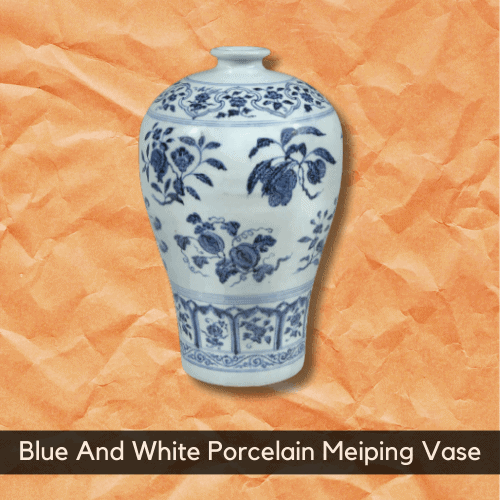 Rare Dishes Worth Money - Blue And White Porcelain Meiping Vase