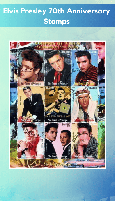 Elvis Presley 70th Anniversary Stamps
