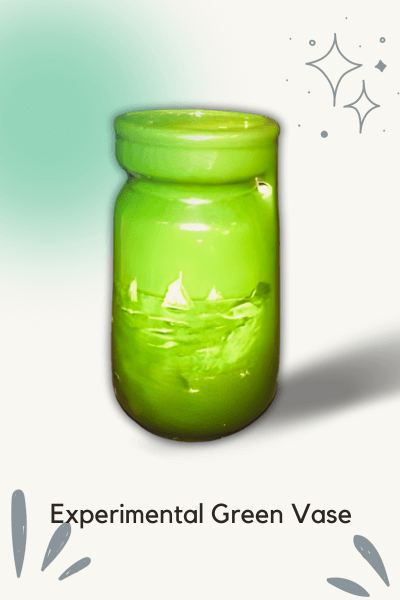 Experimental Green Vase