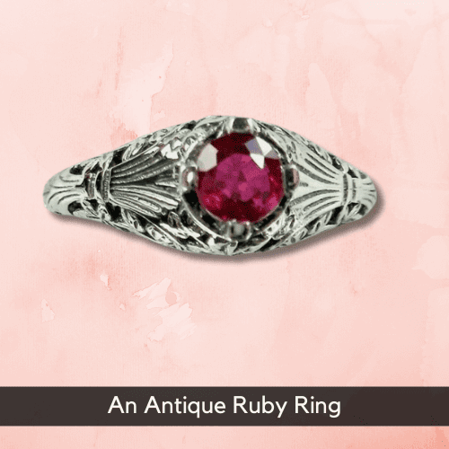 How To Identify An Antique Ruby Ring