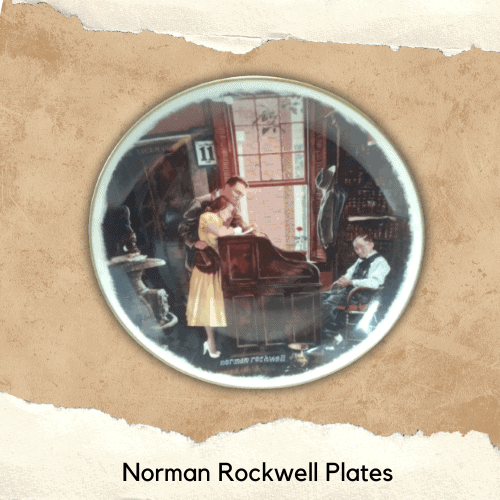 Norman Rockwell Plate Identification
