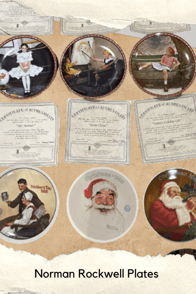 Norman Rockwell Plates History