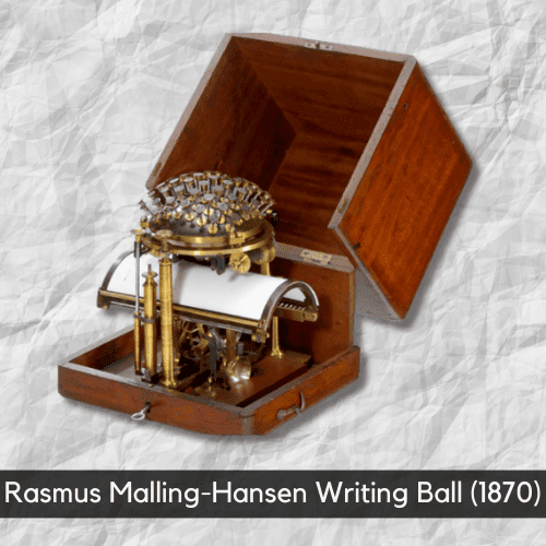 Rasmus Mailing-Hansen Writing Ball