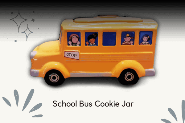 School Bus Cookie Jar