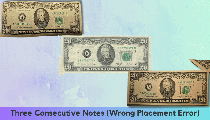 Three Consecutive Notes (Wrong Placement Error)