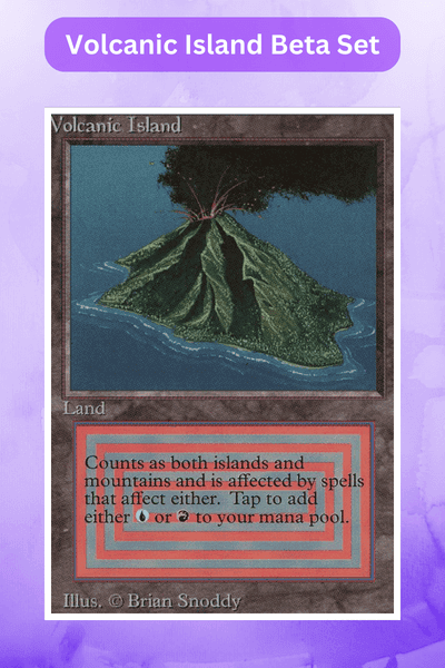 Magic Cards Worth Money - Volcanic Island Beta Set